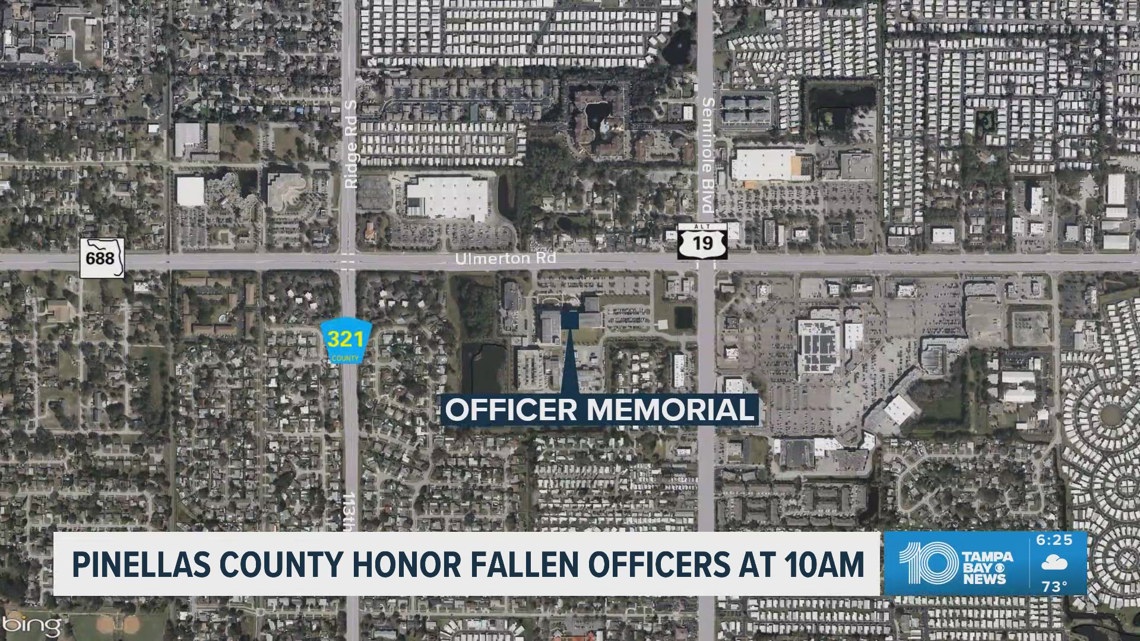 Pinellas County is honoring fallen officers on Wednesday morning