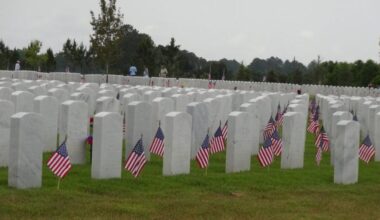'No veteran will ever be buried alone': Jacksonville Ladies attend all burials at national cemetery