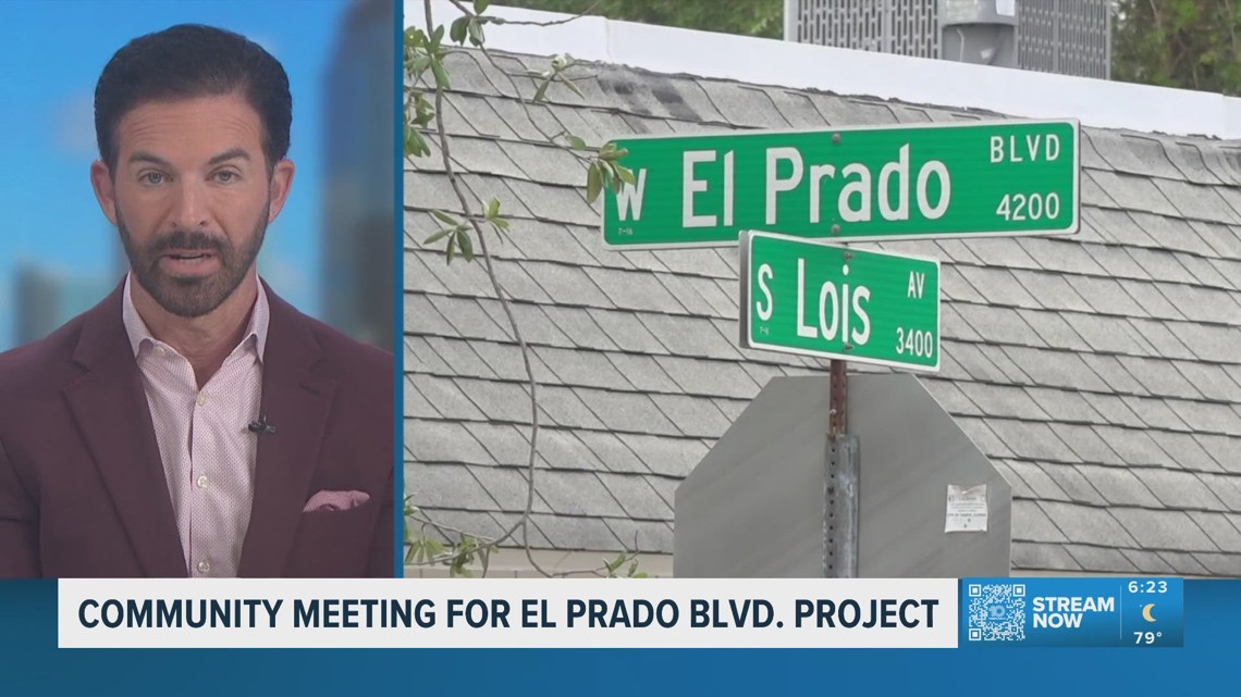 The City of Tampa is holding a community meeting for the El Prado Blvd Project