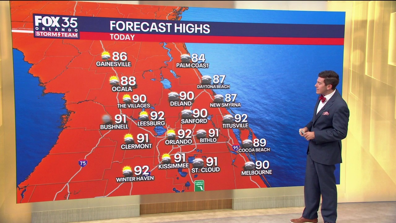 Orlando AM Weather Forecast: Storm chances continue for Mother's Day