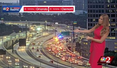 Crash shuts down 3 lanes on I-4 eastbound at Princeton Street