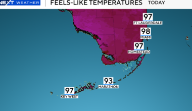 South Florida to see chances for heavy rain, thunderstorms this week as wildfires burn in Broward, Miami-Dade