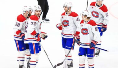 Montreal Canadiens defeat Tampa Bay Lightning in Game 7 after setting playoff record for fewest shots on goal in a win