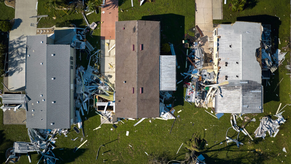 Florida homes damaged by Hurricane Ian (iStock image)