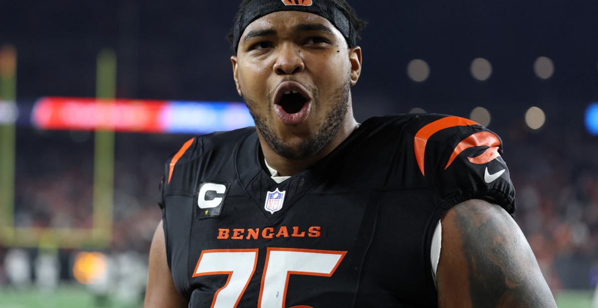 Orlando Brown Jr. psyched about Bengals’ trade for Dexter Lawrence