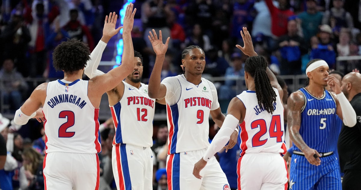 Detroit Pistons defeat Orlando Magic 116-94 for first playoff series win since 2008