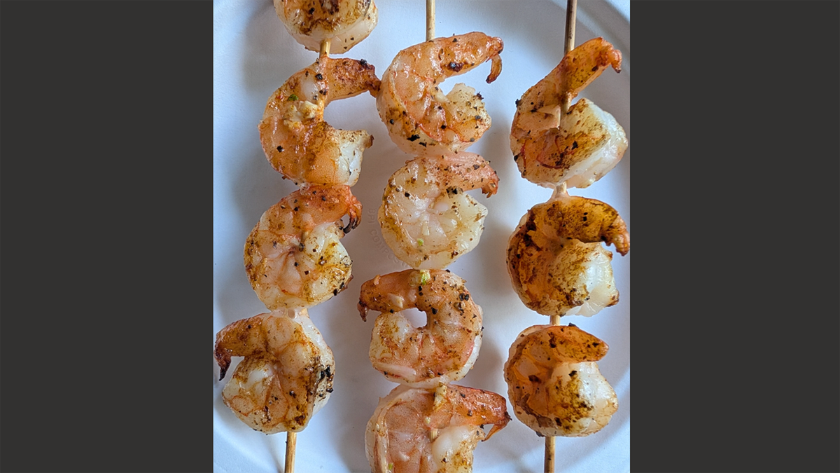 Glyn's grilled shrimp