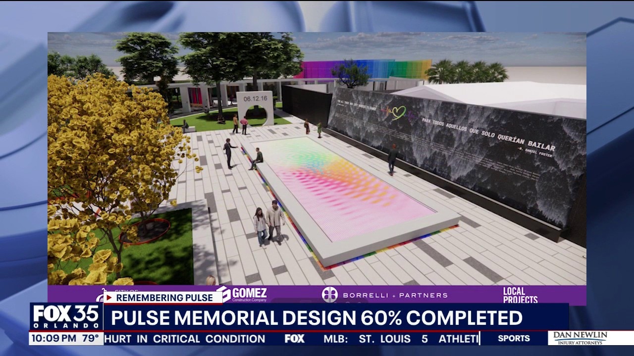 Pulse Memorial design 60% completed, officials say