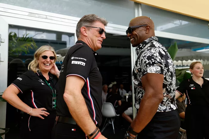 Graeme Lowdon, Team Principal of Cadillac F1 Team, Terry Crews