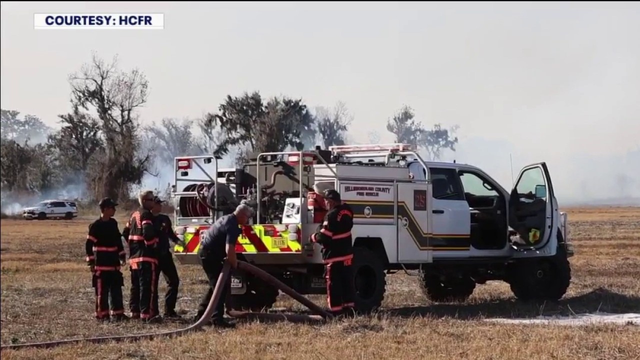 Brush fire trucks join fight against record fires