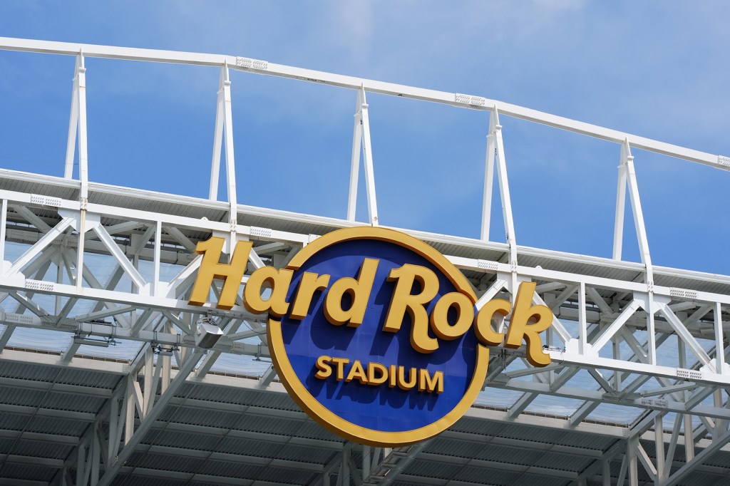 Hard Rock Stadium is pictured April 30.