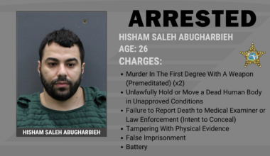 ­SUSPECT FACES TWO COUNTS OF MURDER IN THE FIRST DEGREE