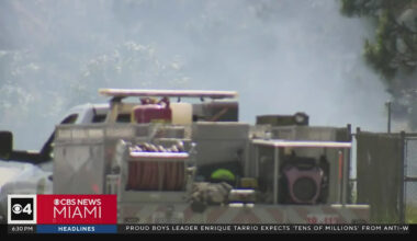Wildfire near Miami forces park evacuation, prompts health warnings