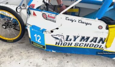 Lyman High School's STEM program races at Homestead-Miami Speedway