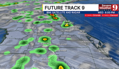Tropical moisture to bring heavy rains to Central Florida
