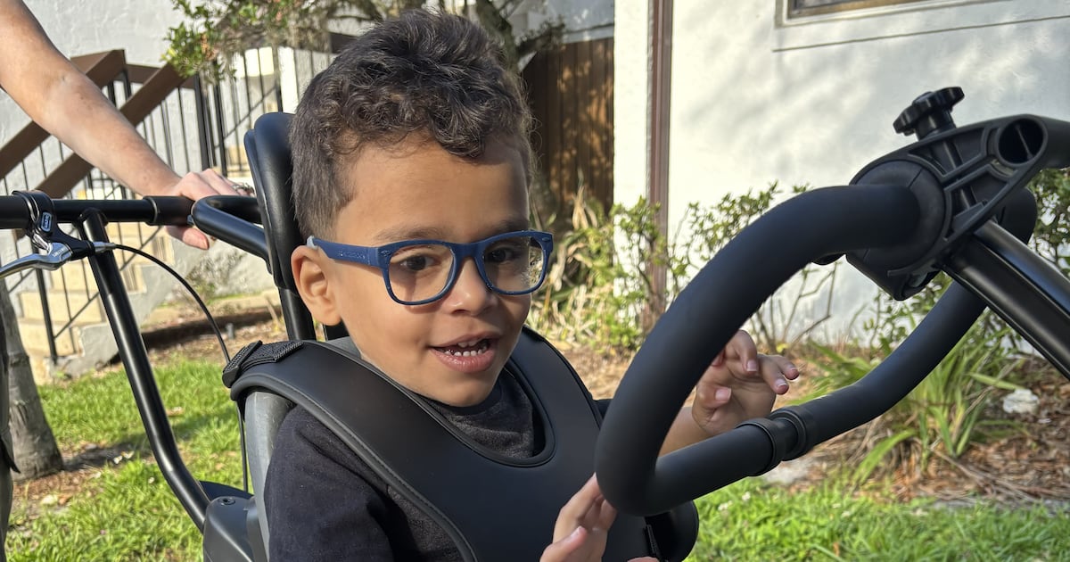 Orlando boy with cerebral palsy gets adaptive tricycle