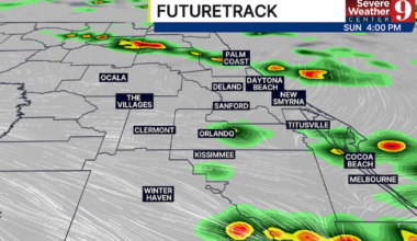 Heat and thunderstorms expected in central Florida
