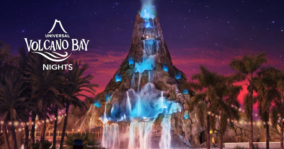 Nighttime fun at Volcano Bay Nights in Universal Orlando