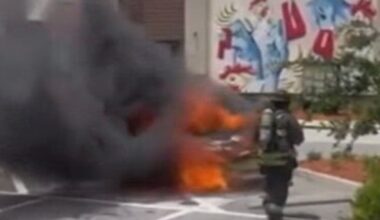 Car fire at Orlando PDQ Chicken, no injuries reported
