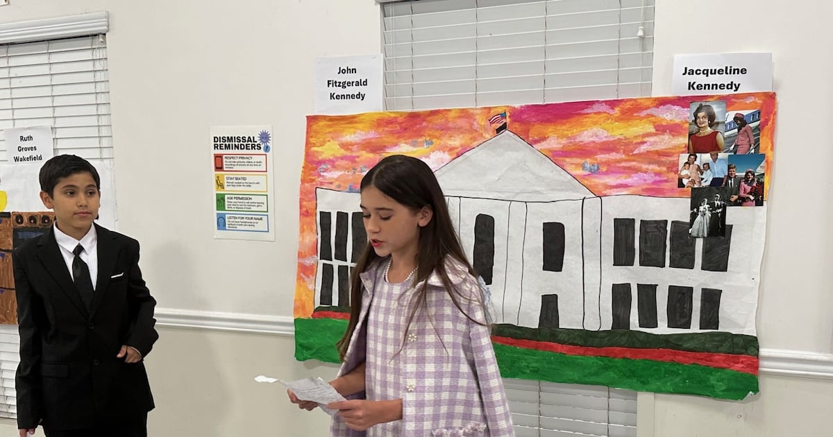 Fifth graders bring history to life at Seminole Science Charter School