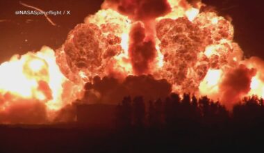Rocket explosion on Florida’s Space Coast sends hazardous debris toward shore