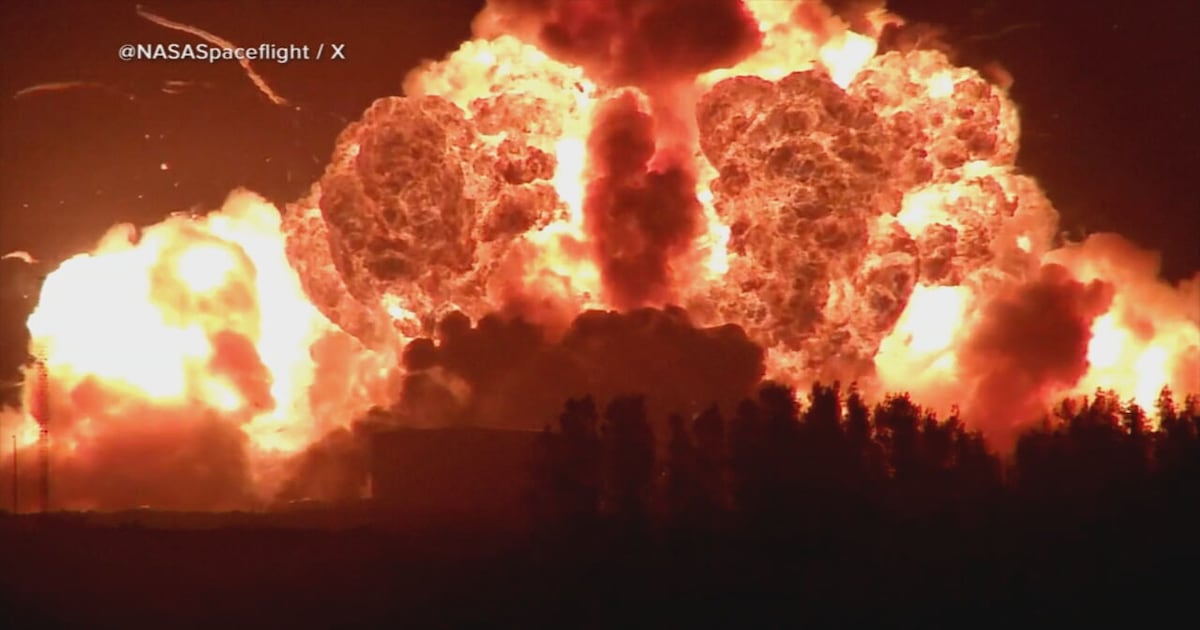 Rocket explosion on Florida’s Space Coast sends hazardous debris toward shore