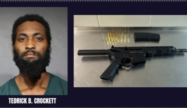 Convicted felon arrested at Jacksonville Beach with loaded AR-style pistol
