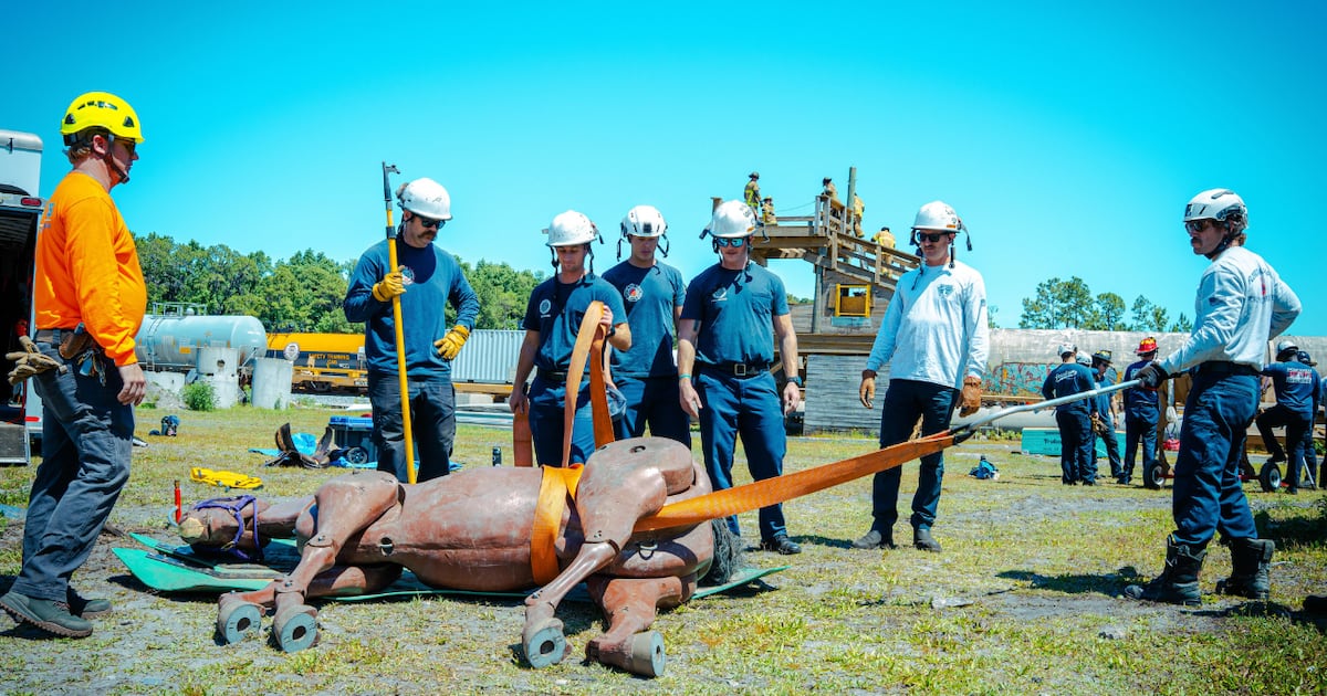 JFRD firefighters train for large animal emergencies