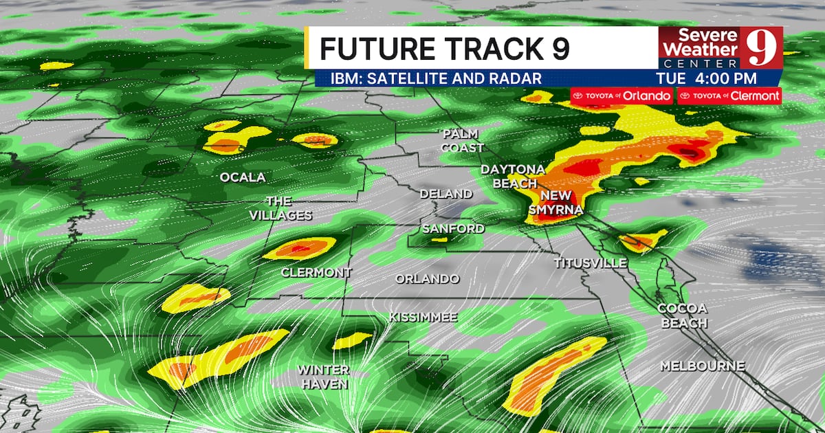 Strong storms, damaging winds possible across Central Florida Tuesday