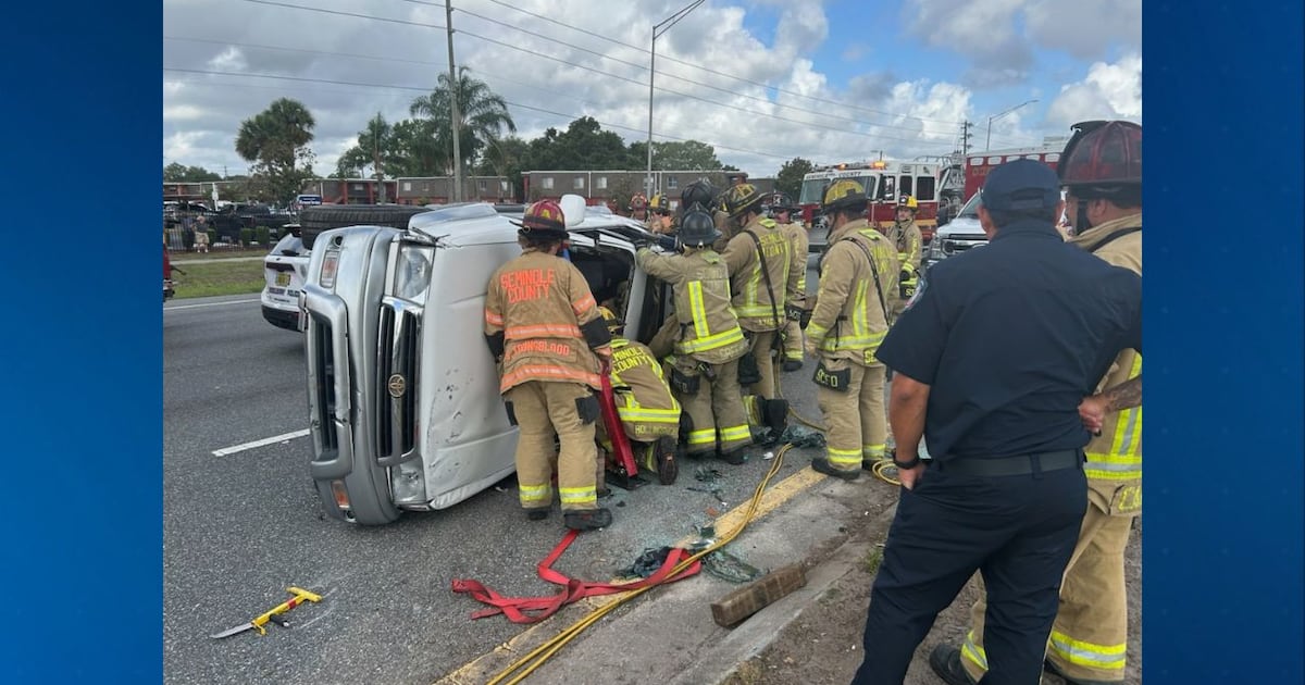 Casselberry Rollover Causes Temporary Lane Shutdown