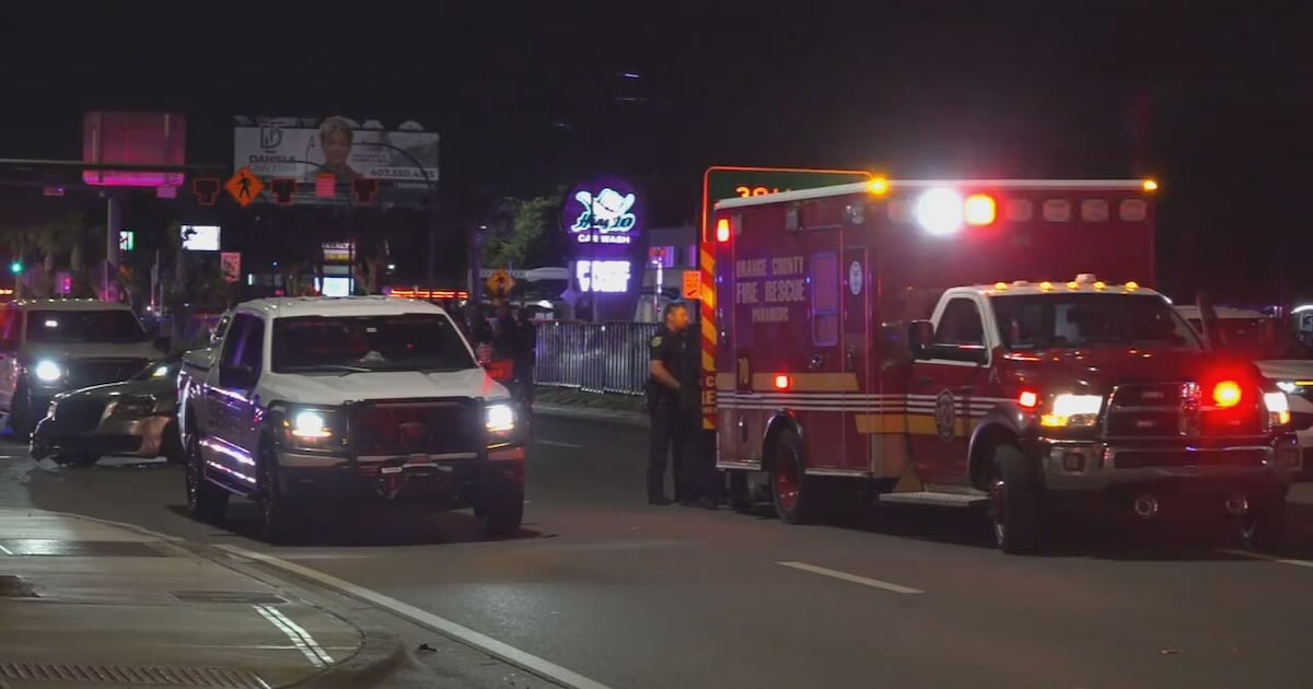 Crime scene at Le Palace nightclub in Orange County