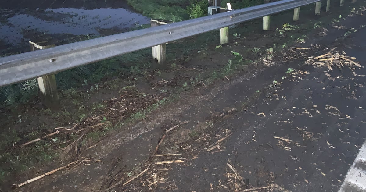 Flooding, debris closes busy road after heavy rain in Clark Co. – WHIO TV 7 and WHIO Radio