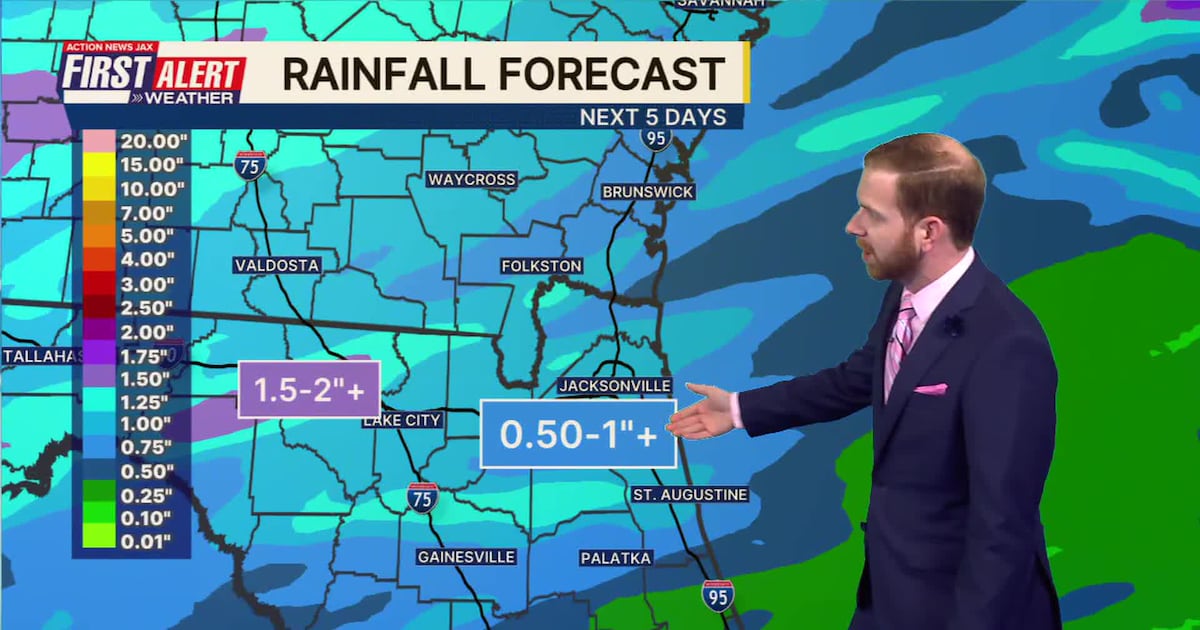 First Alert Weather Day on Saturday for rain and storms