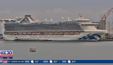 More than 100 sickened with virus on cruise ship docked in Florida – Action News Jax