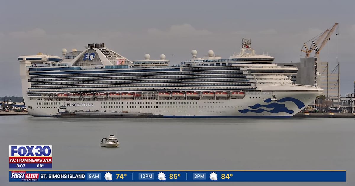 More than 100 sickened with virus on cruise ship docked in Florida – Action News Jax