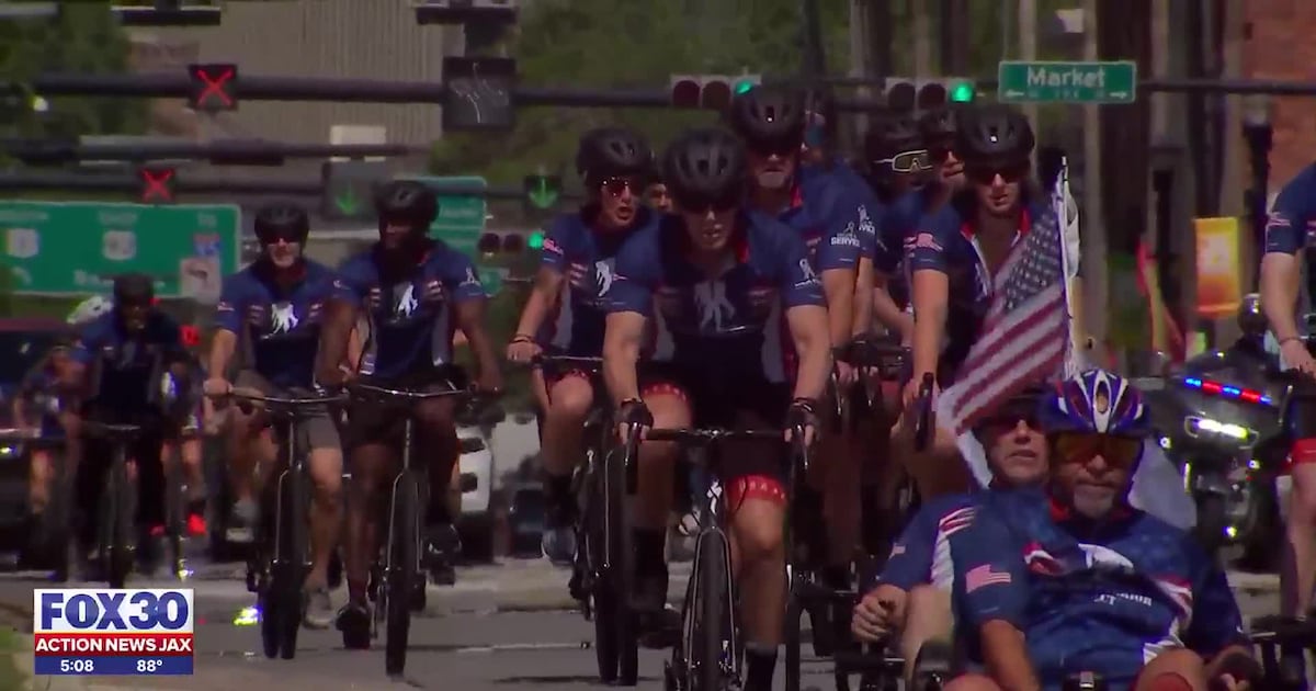 Wounded Warrior Project’s Soldier Ride 250 cycles from Jacksonville to the World Trade Center – Action News Jax
