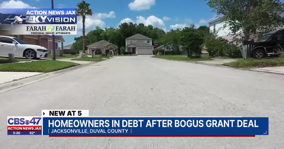 Jacksonville homeowners say ‘government grant’ promise left them deep in debt – 104.5 WOKV