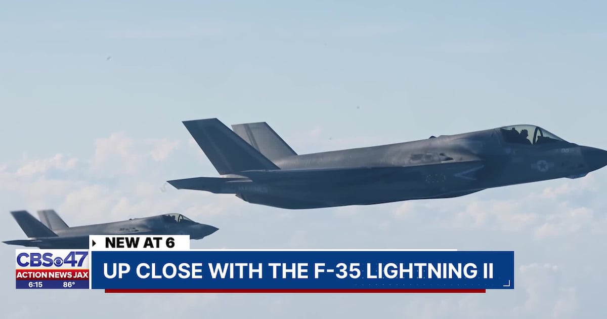 Lightning in the Skies: An up-close look at Jacksonville’s new F-35 squadron – Action News Jax
