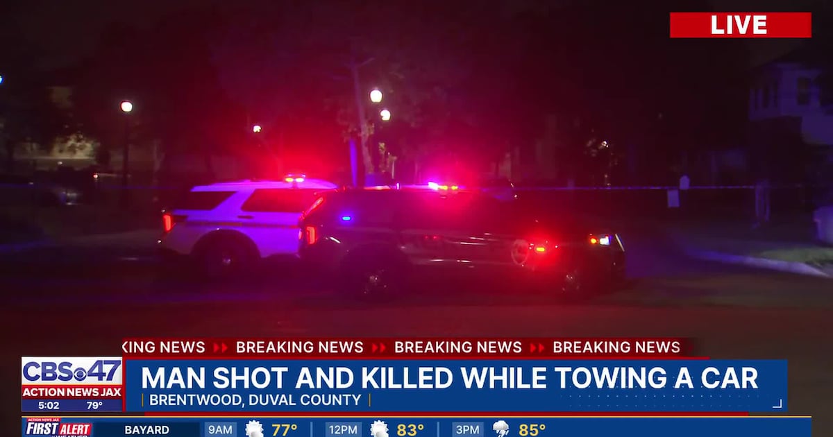 Tow truck driver shot to death trying to repossess vehicle in Brentwood – Action News Jax