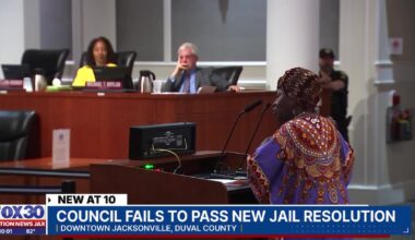Council rejects resolution that opposes new Duval jail in red-line, historically Black communities – 104.5 WOKV