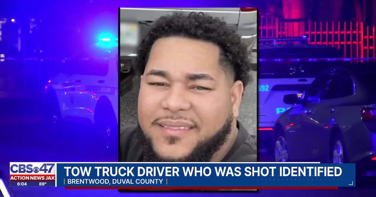 Tow-truck driver shot and killed identified, was not allowed to carry gun under Florida Statute – Action News Jax