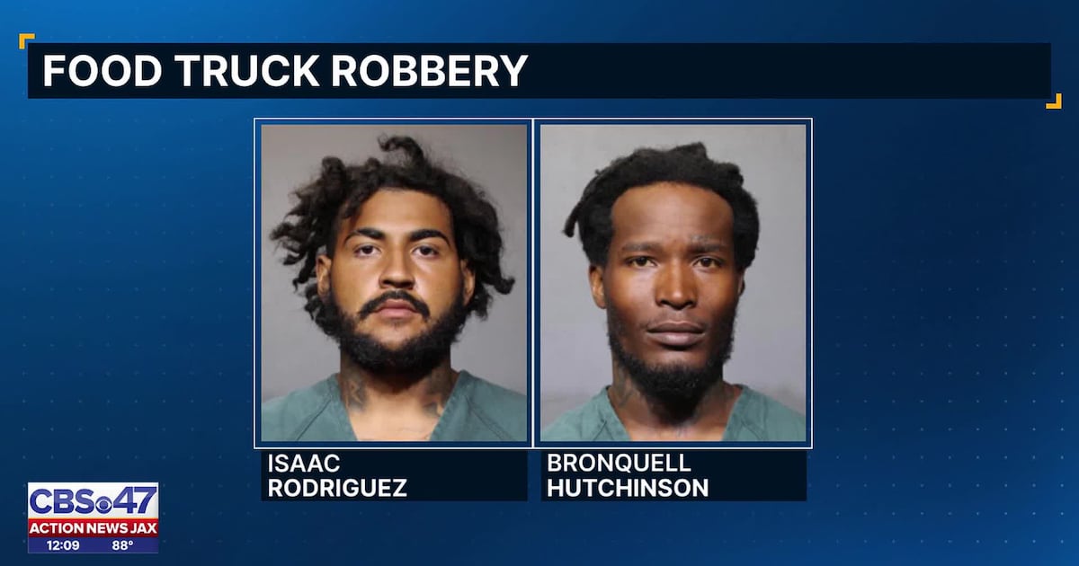 Two arrested after Jacksonville food truck robberies – Action News Jax