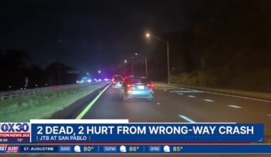 Two killed in wrong-way crash in Jacksonville on JTB – Action News Jax