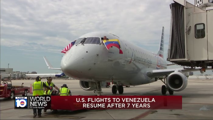 How Flight AA3599 out of MIA made U.S.-Venezuela history and will encourage more family reunions