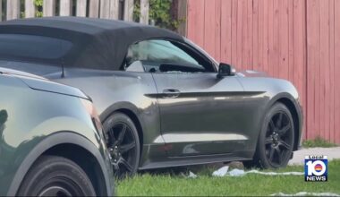 1 dead, 1 injured after Mustang shot up in North Lauderdale neighborhood