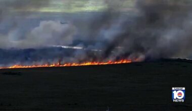 Residents keep close eye on west Broward brush fire