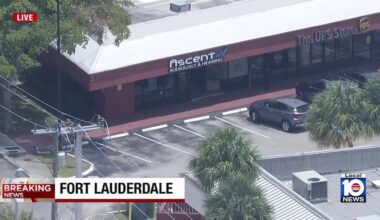 BMW driver slams into Fort Lauderdale hearing aid center