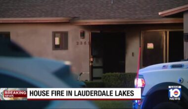 Lauderdale Lakes home sustains significant damage in fire