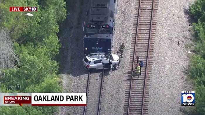 1 dead after Tri-Rail train collides with SUV in Oakland Park