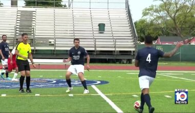 Miami police, firefighters face off in World Cup prep soccer match